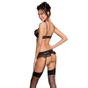 PASSION - WOMAN LOVELIA THREE PIECE SET BLACK L/XL - Afbeelding 2