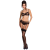PASSION - WOMAN LOVELIA THREE PIECE SET BLACK L/XL - Afbeelding 4