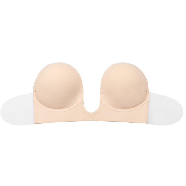 BYE-BRA - BRA WITHOUT HANDLES SHAPE U BEIGE CUP D - Afbeelding 5