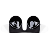 BYE-BRA - BRA WITHOUT HANDLES SHAPE U BLACK CUP C - Afbeelding 3