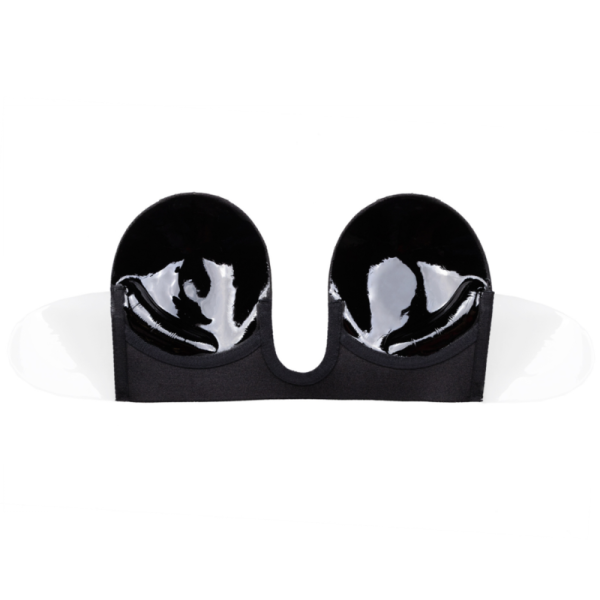 BYE-BRA - BRA WITHOUT HANDLES SHAPE U BLACK CUP E - Afbeelding 3