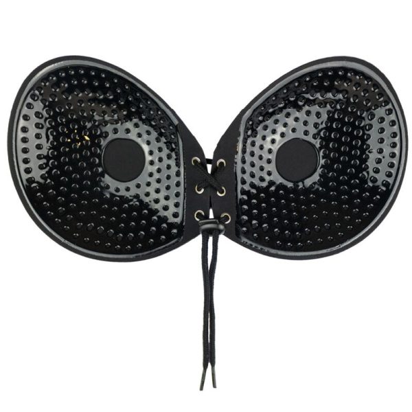 BYE-BRA - BRA ADHESIVE INTERLACED BLACK CUP E - Afbeelding 5
