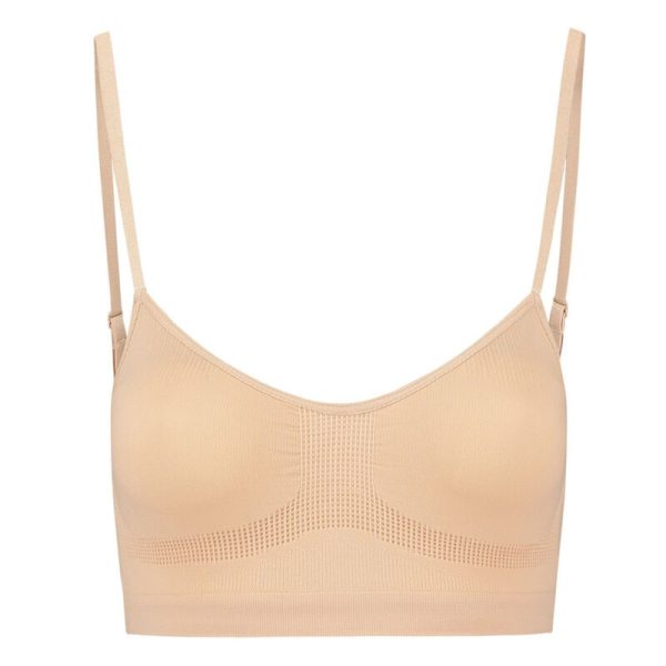 BYE-BRA - MEDIUM CONTROL BRA SEAMLESS BEIGE SIZE XXL - Afbeelding 3