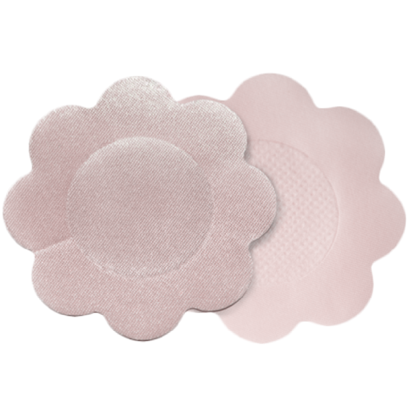 BYE-BRA - FLOWER NIPPLE CUPS PACK 3 UNITS SIZE XL - Afbeelding 2