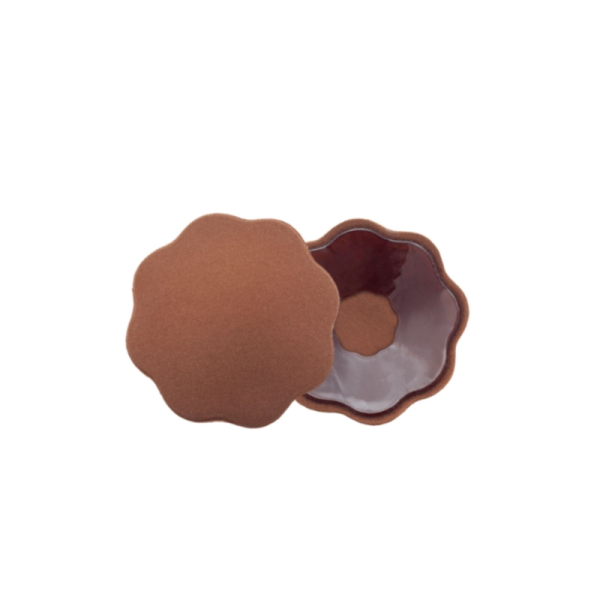 BYE-BRA - REUSABLE NIPPLE CUPS 2 UNITS BROWN - Afbeelding 2