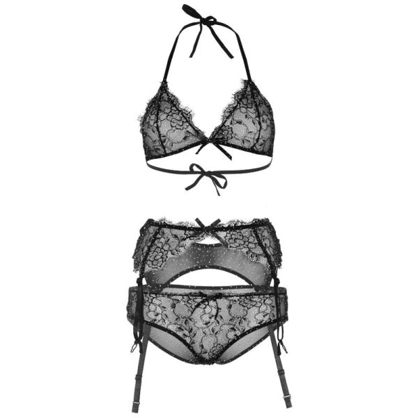 LEG AVENUE - SHINNY THREE PIECES SET M - Afbeelding 4