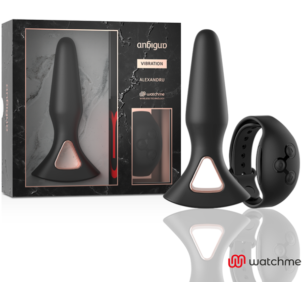 ANBIGUO - WATCHME REMOTE CONTROL VIBRATOR ANAL PLUG ALEXANDRU - Afbeelding 2