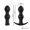 ANBIGUO - WATCHME REMOTE CONTROL PLUG ANAL VIBRATOR TIBERIO - Afbeelding 8