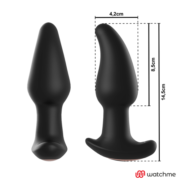 ANBIGUO - WATCHME REMOTE CONTROL ANAL PLUG VIBRATOR WITH ROTATION OF AMADEUS PEARLS - Afbeelding 6