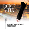 DOLCE VITA - RECHARGEABLE VIBRATOR ONE BLACK 7 SPEED - Afbeelding 5