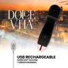 DOLCE VITA - RECHARGEABLE VIBRATOR THREE BLACK 7 SPEED - Afbeelding 4