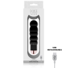 DOLCE VITA - RECHARGEABLE VIBRATOR SIX BLACK 7 SPEEDS - Afbeelding 3