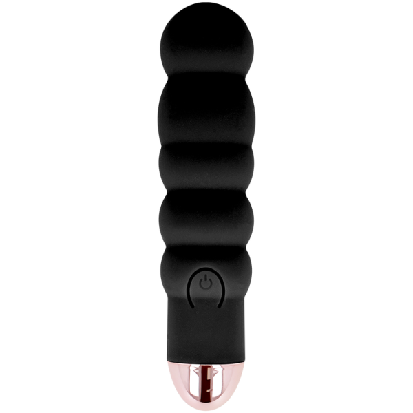 DOLCE VITA - RECHARGEABLE VIBRATOR SIX BLACK 7 SPEEDS - Afbeelding 2