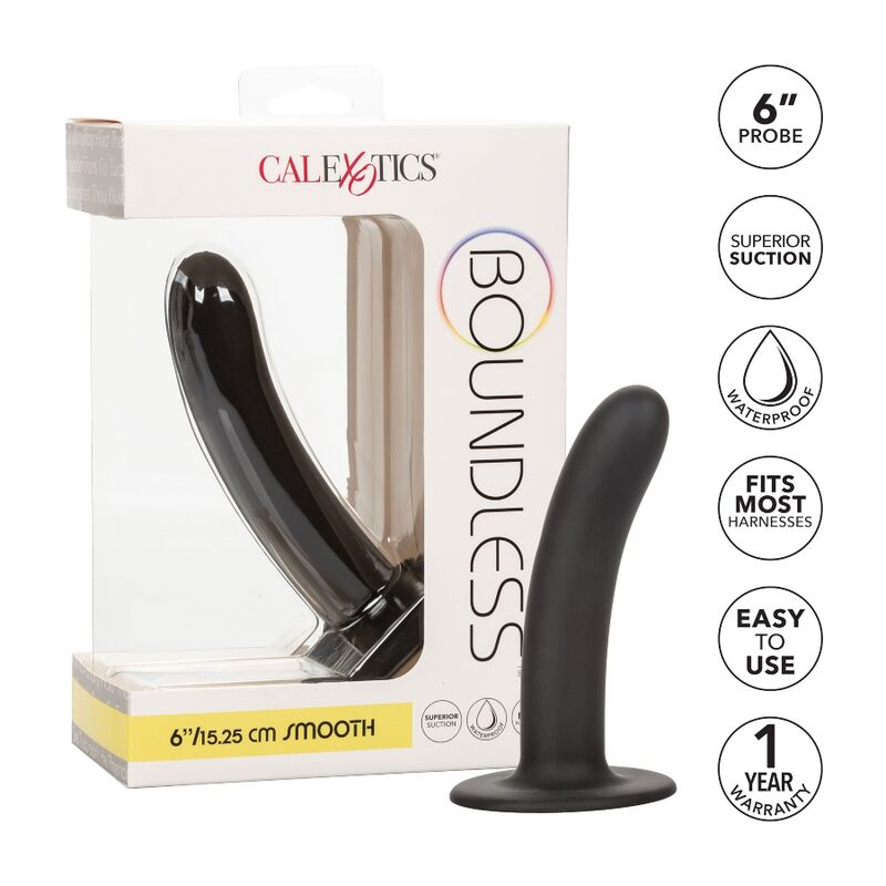CALEXOTICS - BOUNDLESS DILDO 15.25 CM HARNESS COMPATIBLE SMOOTH - Afbeelding 2