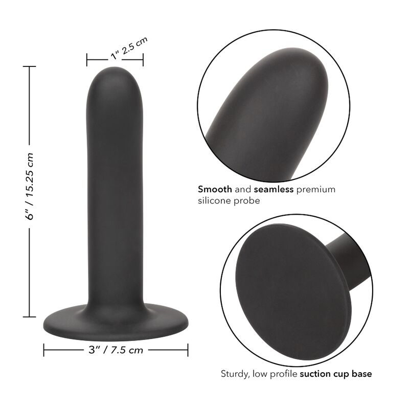 CALEXOTICS - BOUNDLESS DILDO 15.25 CM HARNESS COMPATIBLE SMOOTH - Afbeelding 3