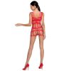 PASSION - WOMAN BS089 RED BODYSTOCKING ONE SIZE - Afbeelding 2