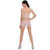 PASSION - WOMAN BS090 WHITE BODYSTOCKING ONE SIZE - Afbeelding 2