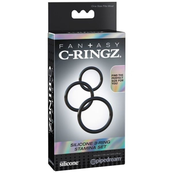 FANTASY C-RINGZ - SILICONE 3 RING STAMINA SET - Afbeelding 3