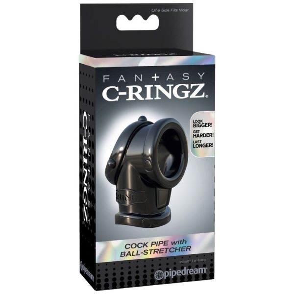 FANTASY C-RINGZ - COCK PIPE WITH BALL STRECH - Afbeelding 3