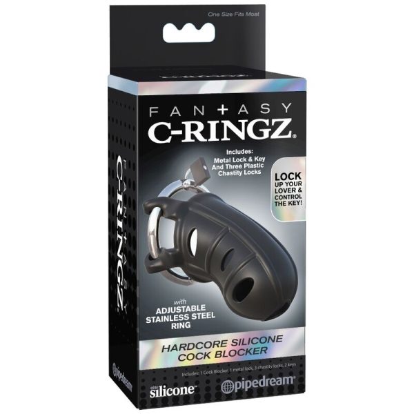 FANTASY C-RINGZ - EXTREME SILICONE COCK BLOCKER - Afbeelding 4