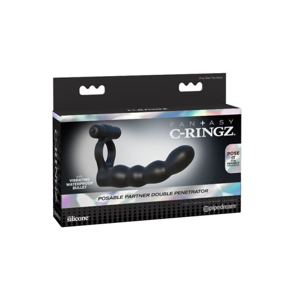 FANTASY C-RINGZ - POSABLE DOUBLE PENETRATOR - Afbeelding 7