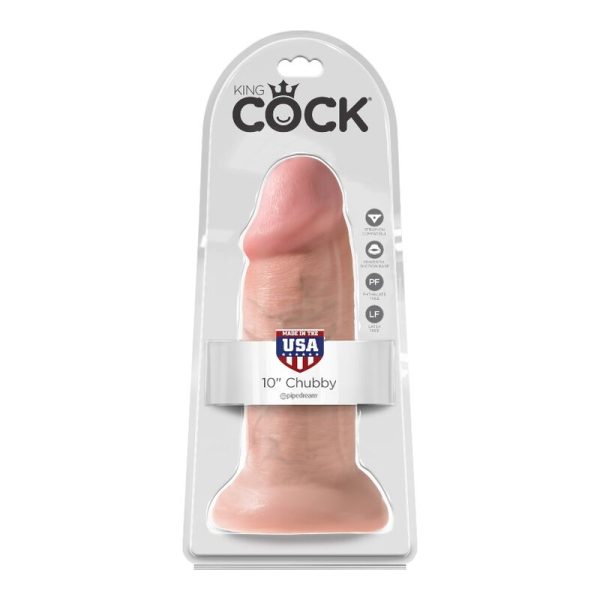 KING COCK - REALISTIC DILDO CHUBBY 25.4 CM - Afbeelding 3