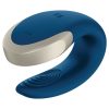 SATISFYER - DOUBLE LOVE LUXURY PARTNER VIBRATOR BLUE - Afbeelding 2