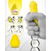 G-VIBE - REUSABLE YELLOW TEXTURED MASTURBATOR EGG - Afbeelding 4