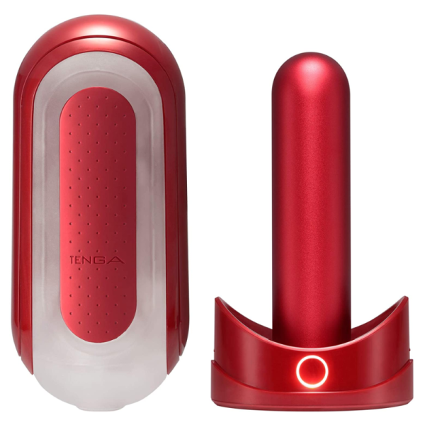 TENGA - FLIP 0 ZERO RED WITH HEATER - Afbeelding 2