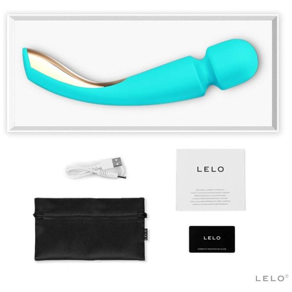 LELO - SMART MEDIUM WAND 2 AQUA GREEN MASSAGER - Afbeelding 5