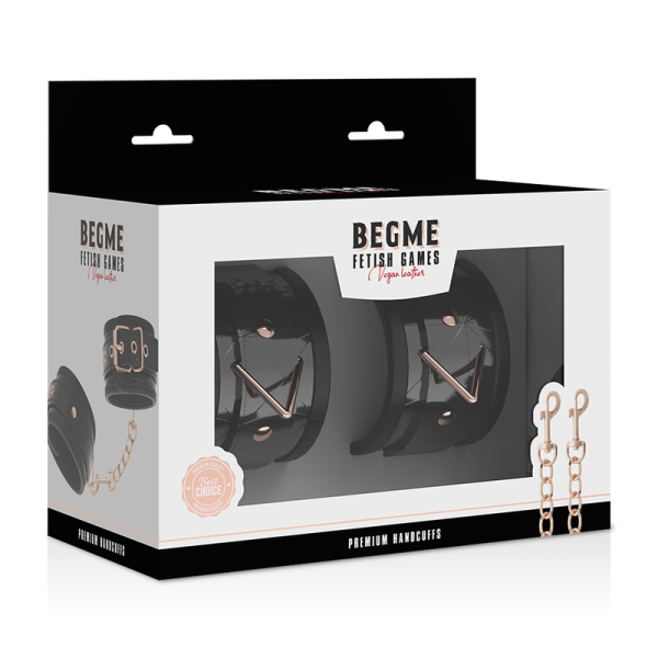 BEGME -  BLACK EDITION PREMIUM HANDCUFFS WITH NEOPRENE LINING - Afbeelding 8