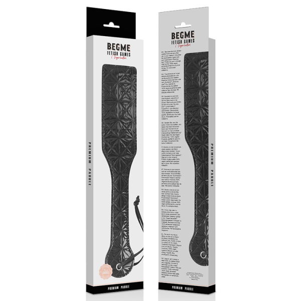 BEGME - BLACK EDITION VEGAN LEATHER PADDLE - Afbeelding 4