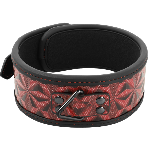 BEGME - RED EDITION PREMIUM VEGAN LEATHER COLLAR WITH NEOPRENE LINING - Afbeelding 3