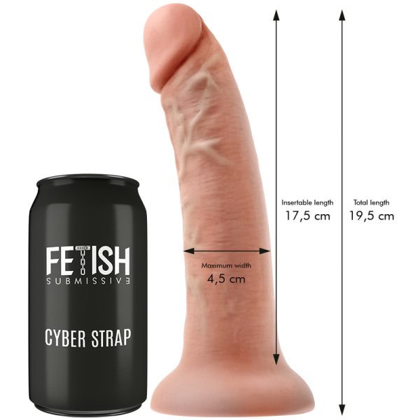 FETISH SUBMISSIVE CYBER STRAP - HARNESS WITH REMOTE CONTROL DILDO WATCHME M TECHNOLOGY - Afbeelding 3