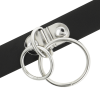 COQUETTE CHIC DESIRE - DOUBLE RING VEGAN LEATHER CHOKER - Afbeelding 4
