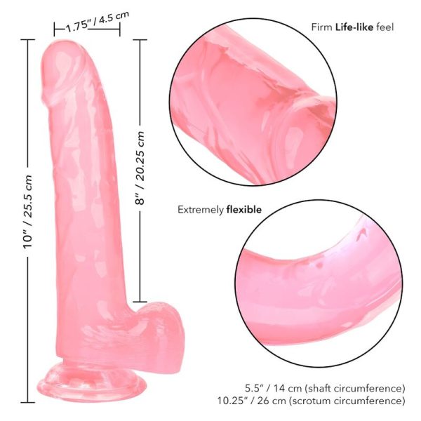 CALEXOTICS - SIZE QUEEN DILDO PINK 20.3 CM - Afbeelding 3