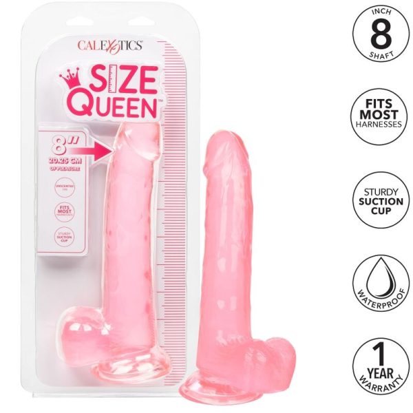 CALEXOTICS - SIZE QUEEN DILDO PINK 20.3 CM - Afbeelding 2