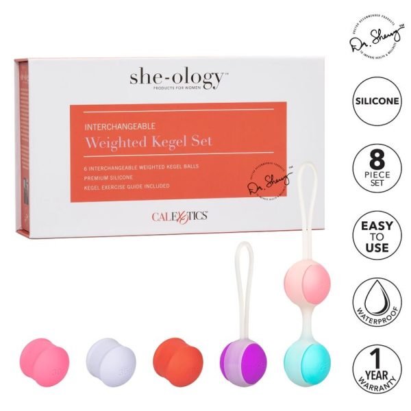 CALEXOTICS - SHE-OLOGY SET BOLAS KEGEL INTERCAMBIABLES - Afbeelding 6