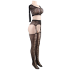 QUEEN LINGERIE - BODYSTOCKING TOP LONG SLEEVE S/L - Afbeelding 5