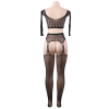 QUEEN LINGERIE - BODYSTOCKING TOP LONG SLEEVE S/L - Afbeelding 6