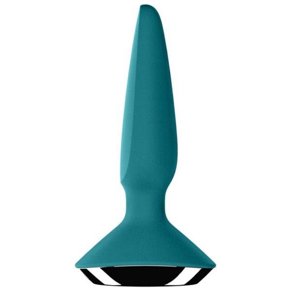 SATISFYER - PLUG ILICIOUS 1 PLUG VIBRATOR GREEN - Afbeelding 3