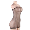 QUEEN LINGERIE - NET BODY DRESS WITH DIAMONDS S/L - Afbeelding 4