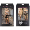 QUEEN LINGERIE - NET BODY DRESS WITH DIAMONDS S/L - Afbeelding 8