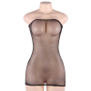 QUEEN LINGERIE - NET BODY DRESS WITH DIAMONDS S/L - Afbeelding 3