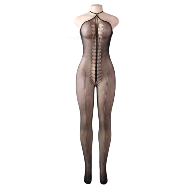 QUEEN LINGERIE - HALTER NECK BODYSTOCKING S/L - Afbeelding 4