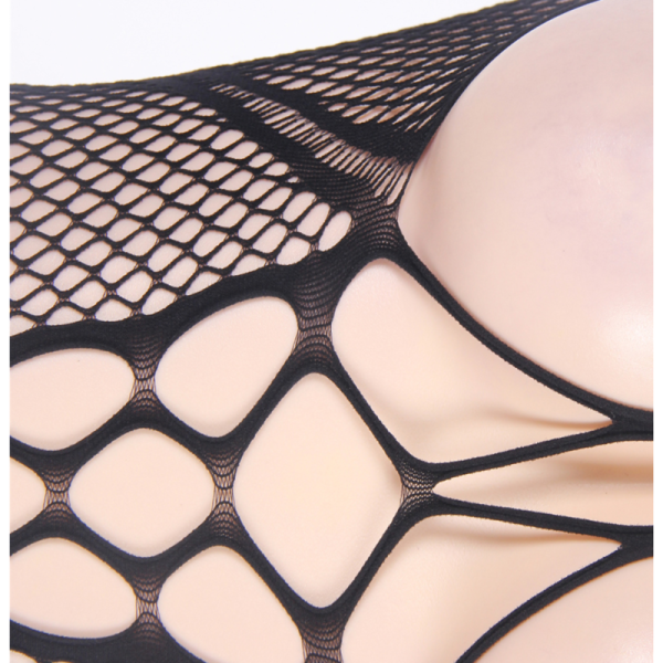 QUEEN LINGERIE - HALTER NECK AND OPEN BACK BODYSTOCKING S/L - Afbeelding 4