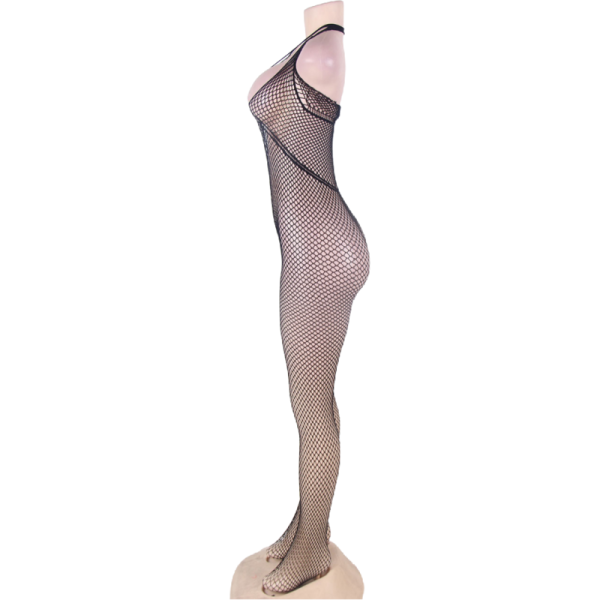 QUEEN LINGERIE - HALTER NECK AND OPEN BACK BODYSTOCKING S/L - Afbeelding 6