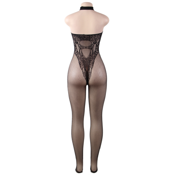 QUEEN LINGERIE - BARE BACK BODYSTOCKING S/L - Afbeelding 3
