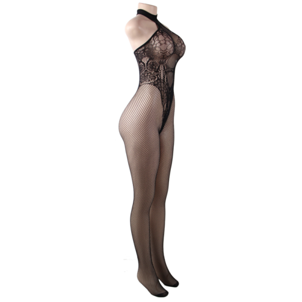QUEEN LINGERIE - BARE BACK BODYSTOCKING S/L - Afbeelding 4
