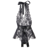 QUEEN LINGERIE - LOW LOW LACE TEDDY L/XL - Afbeelding 5